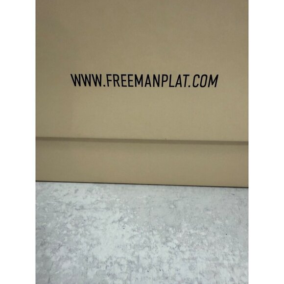 NIB Freeman Plat Mens Court Mid Black Leather & Suede‎ Hi-Top Sneakers Size 12 - Picture 12 of 13